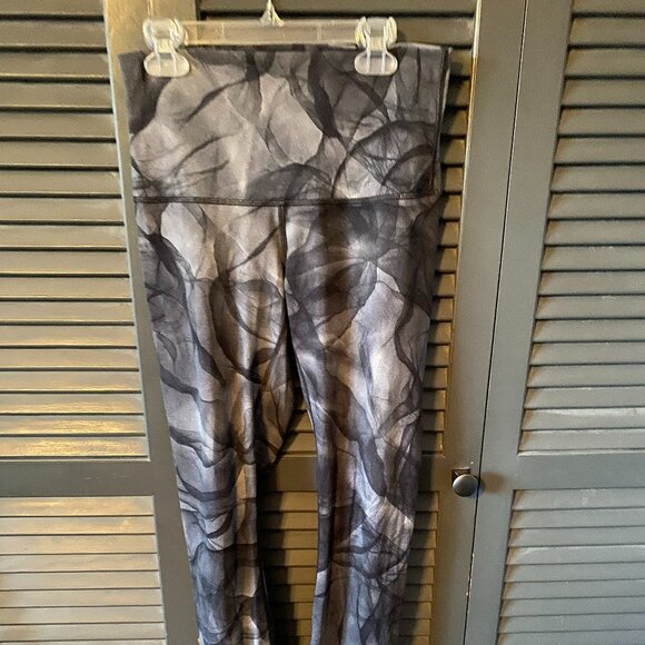Lululemon Wunder Under Pant Hi Rise Midnight Tulle Multi Black - Picture 9 of 9